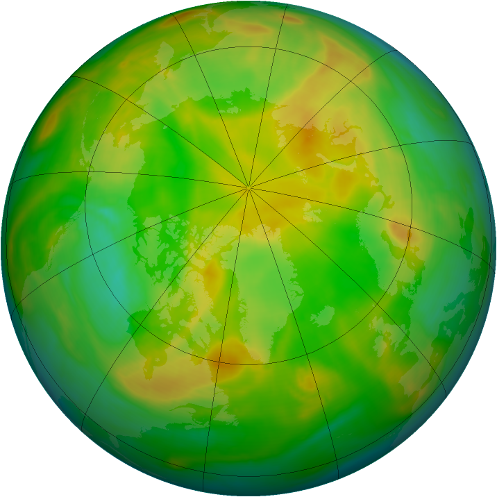 Arctic ozone map for 27 May 2008